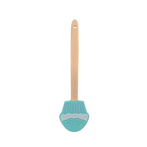 Espatula De Silicone Cupcake Com Cabo Madeira