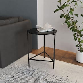 Mesa Lateral Industrial Marbella Preta - Preto