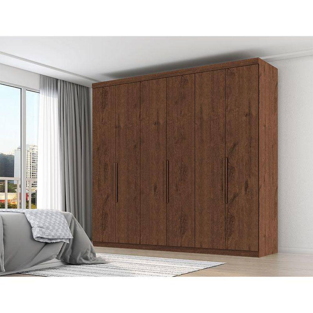 Guarda Roupa Casal Evidence Plus Jacarandá | Casas Bahia