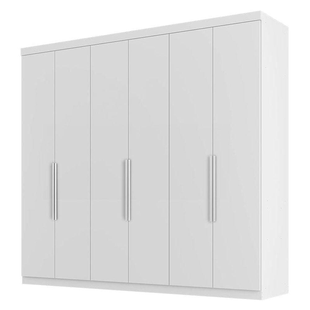 Guarda Roupa Casal Evidence Plus Branco - Zanzini