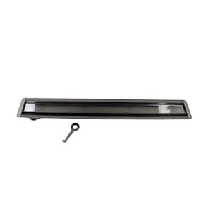 Ralo Linear Oculto 50 Cm X 6 Cm Saída Lateral Inox304