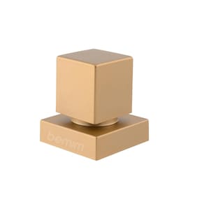 Acabamento Metal Quadrado Dourado Para Registro padrão Deca