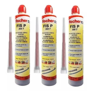 03 Chumbador Bucha Quimica Fischer Fis P 300 T -300Ml/490 Gr