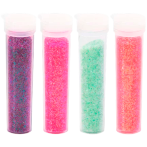 Glitter Fino Shaker Pastel BRW Blister com 4 cores 7g cada