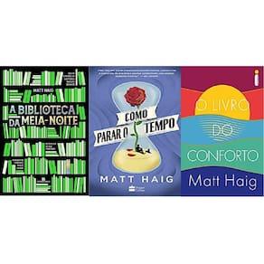 Kit 3 Livros Matt Haig A Biblioteca Da Meia-Noite