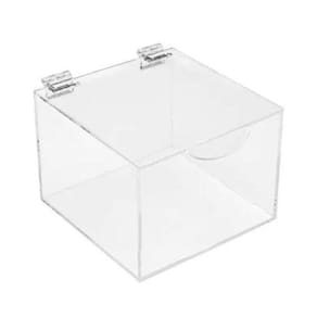 Porta Cápsulas Caixa Acrílico Escritório Copa 22X22X22Cm