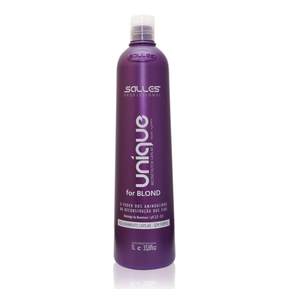 Progressiva Unique Blond Sem formol Salles Profissional 1L