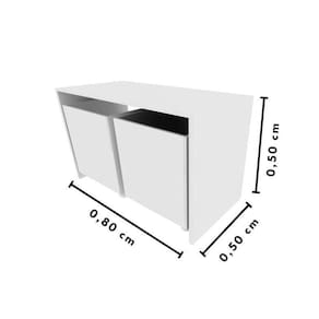 Mesa Organizadora De Brinquedos Quarto Infantil Com 2 Baús