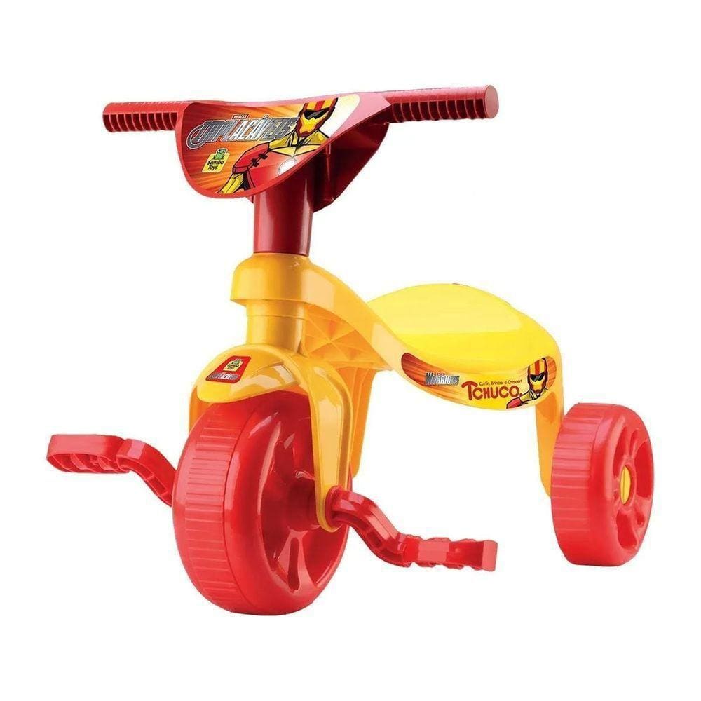 Triciclo Motoca Infantil Ice Com Haste Tchuco Samba Toys