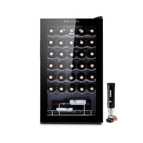 Adega 34 Garrafas Climatizada Painel Touch EAC34G 127V com Abridor Elétrico Preto EOS