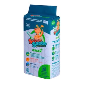 Tapete Higienico Cães Super Secão Green C/ 30 Unidades
