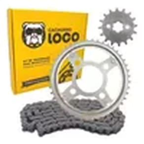 Kit Relacao Transmissao Titan 150 2004 2015 Cachorro Loco