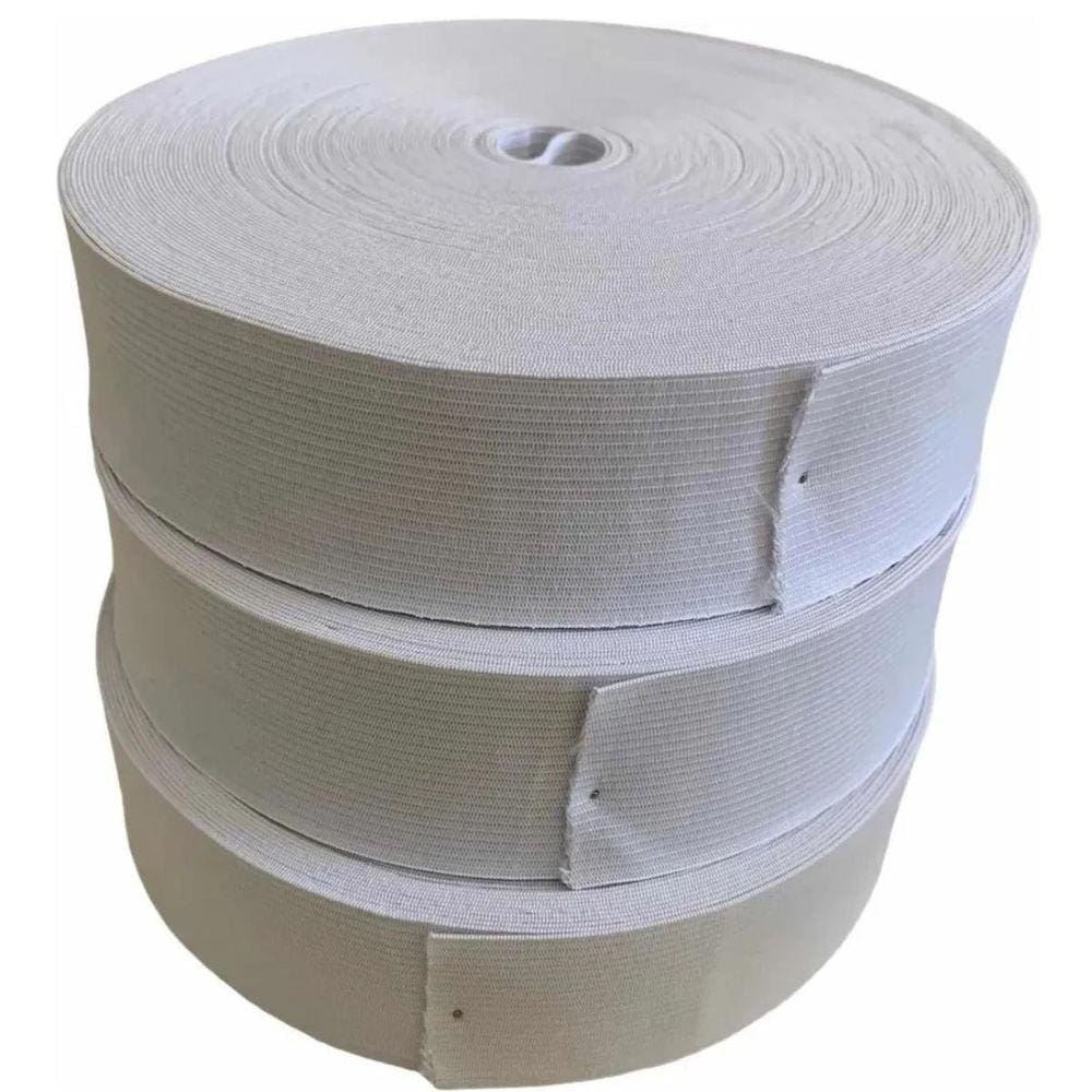 Ki 3 Elásticos 5CM/50MM Crú Confecção Cintura E Cós Roupas
