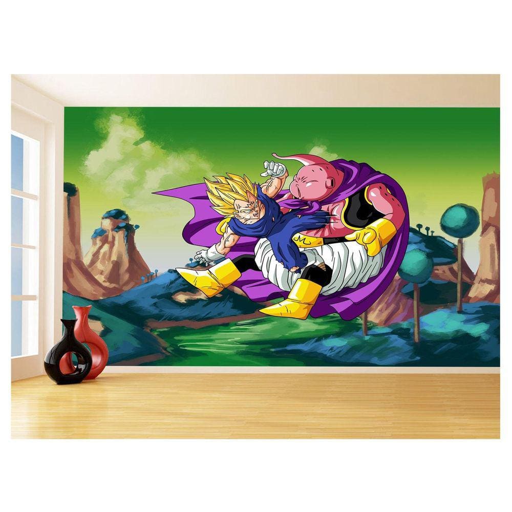 Dragon Ball Z Goku Adesivos de Parede Crianças Papel De Parede Dos