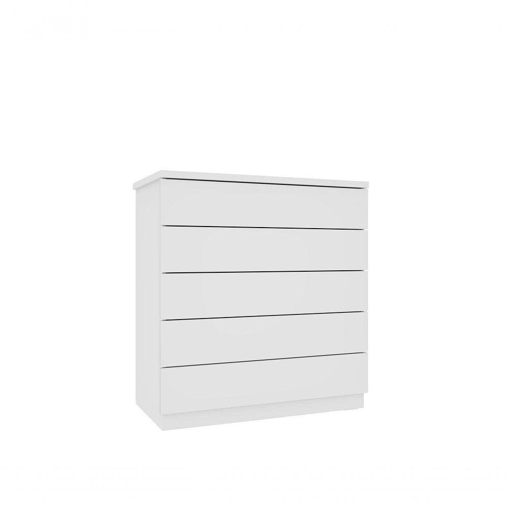 Comoda Premium 5 Gavetas Tcil Neve