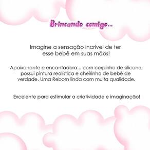 Boneca Reborn Morena Realista Roupão Pode Banho + 13 Itens