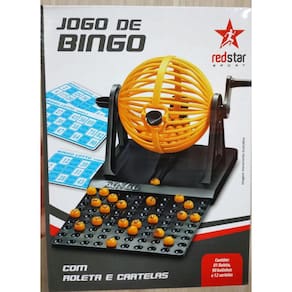 Jogo de Bingo com Roleta e Cartelas