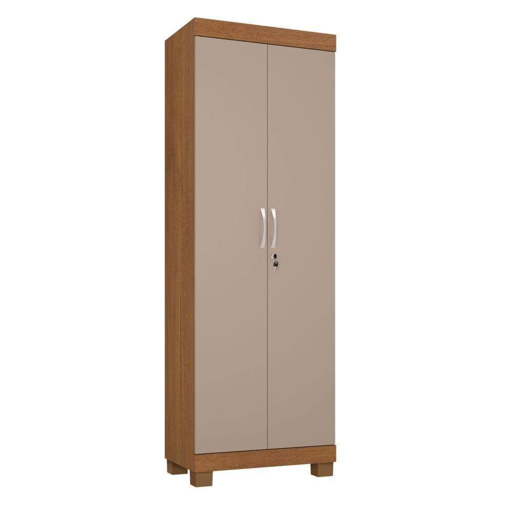 Armário Multiuso Mucuri 2 Portas Jcm Movelaria Cinamomo/Off White