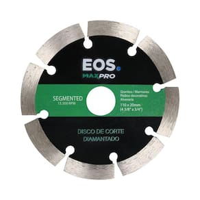 Disco de Serra Mármore Corte Diamantado Segmentado 110m 110x20x10 DSMS110 - EOS