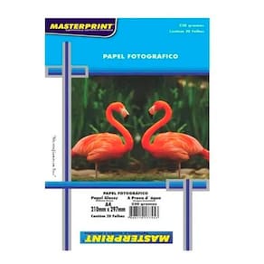 Papel fotográfico A4 230 gramas Glossy 20 folhas