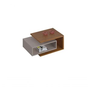 Mesa De Centro Diva Jcm Móveis Cinamomo/Off White