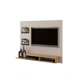 Painel Para Tv Ate 46 Polegadas Hades Valdemoveis Off White/Cinamomo
