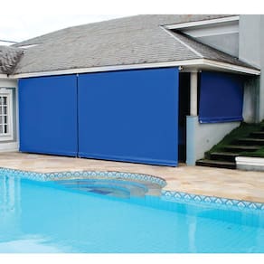 Toldo Cortina Azul - 2,00m x 1,70m - kit completo