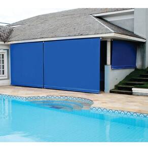 Toldo Cortina Azul - 2,60m x 1,70m - kit completo