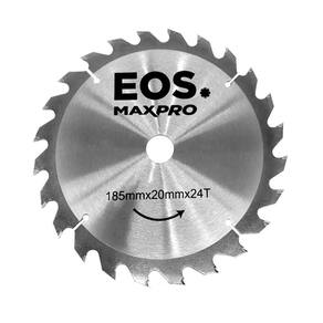 Disco de Serra Circular para Corte de Madeira TCT 185mm 185x20x24 7.¼ DSCM185 - EOS