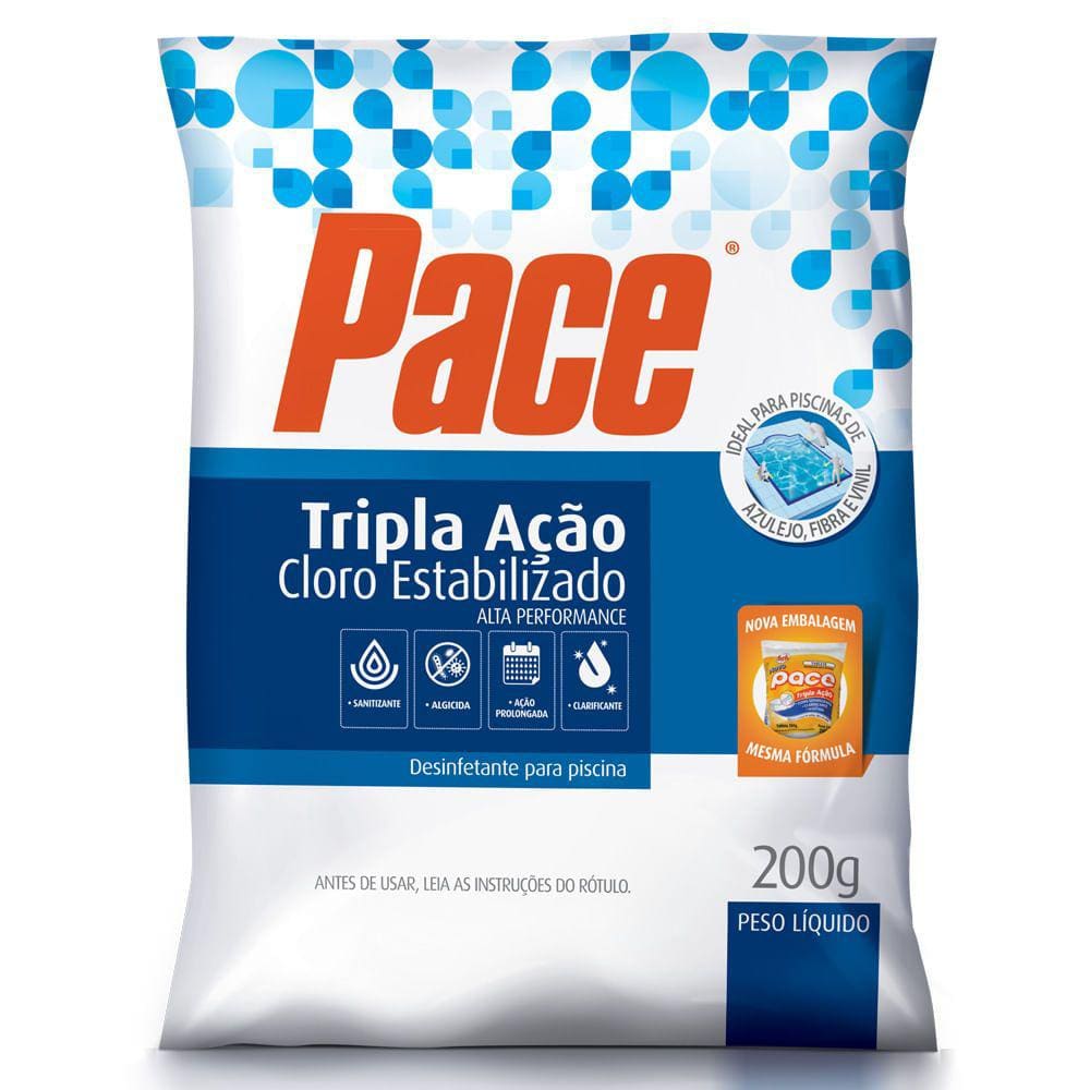 Pace-Tripla Ação Pace Tablete 200G-Cx 16Kg