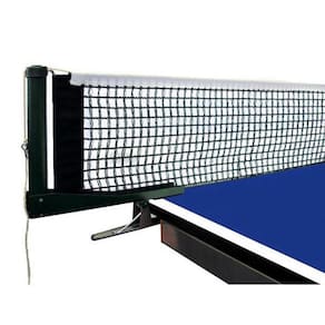 Par Suporte Metal Jacaré + Rede Algodão Tênis De Mesa Ping
