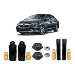Kit 4 Coxim Dianteiro Batente Traseiro City 2018 2019 2020