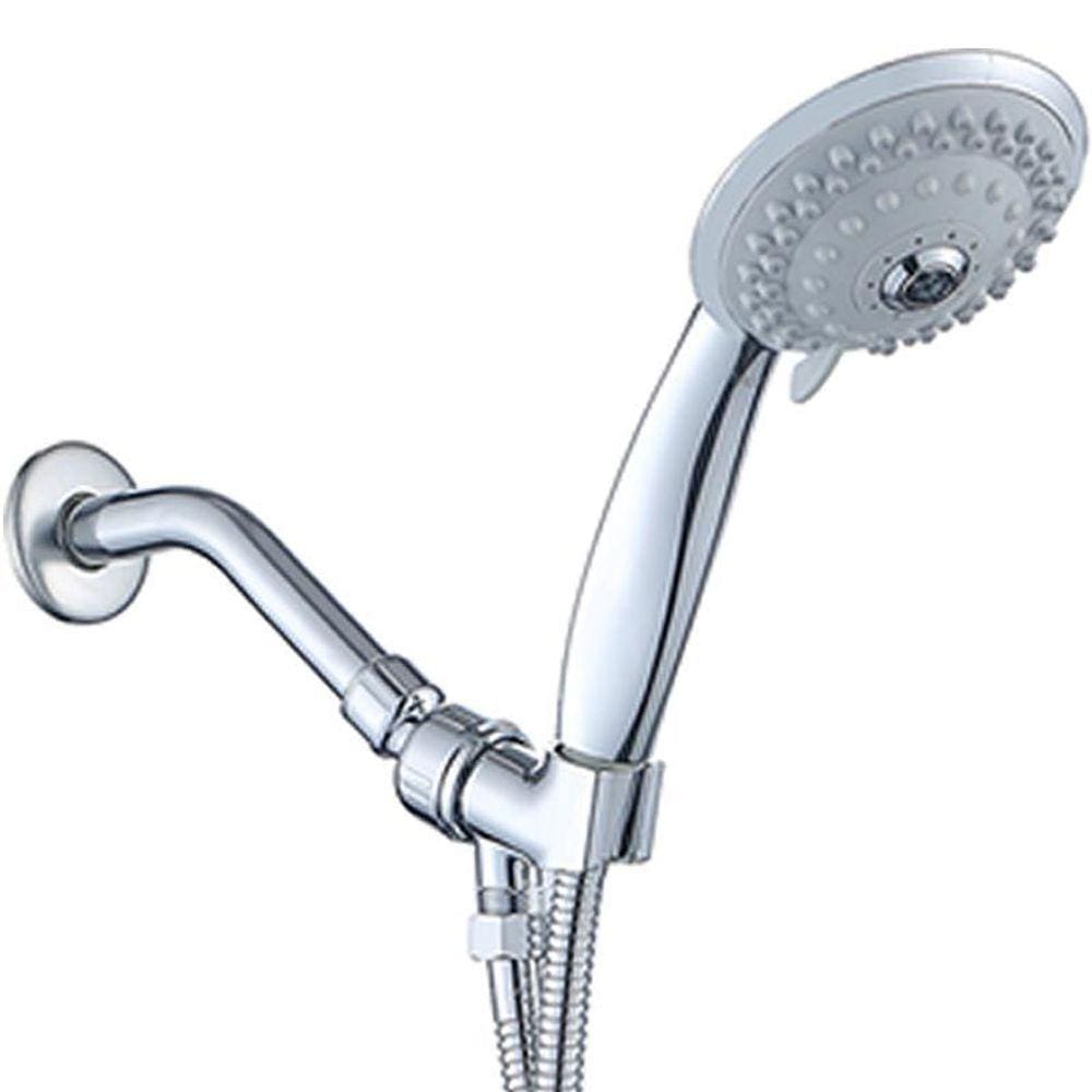 Chuveiro Ducha De Mão Luxo Cromado Com 5 Funções