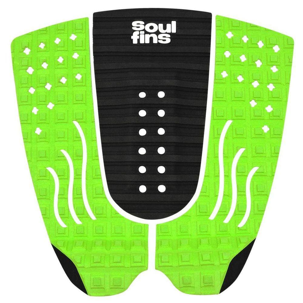 Deck Surf Antiderrapante - Soul Fins Colors Preto/Verde 69