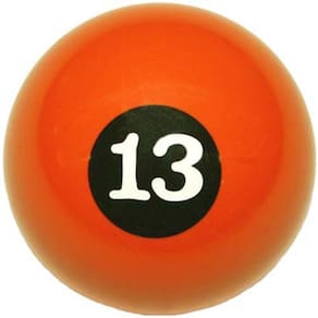Bola Numero 13 Treze Sinuca Bilhar Snooker Numerada