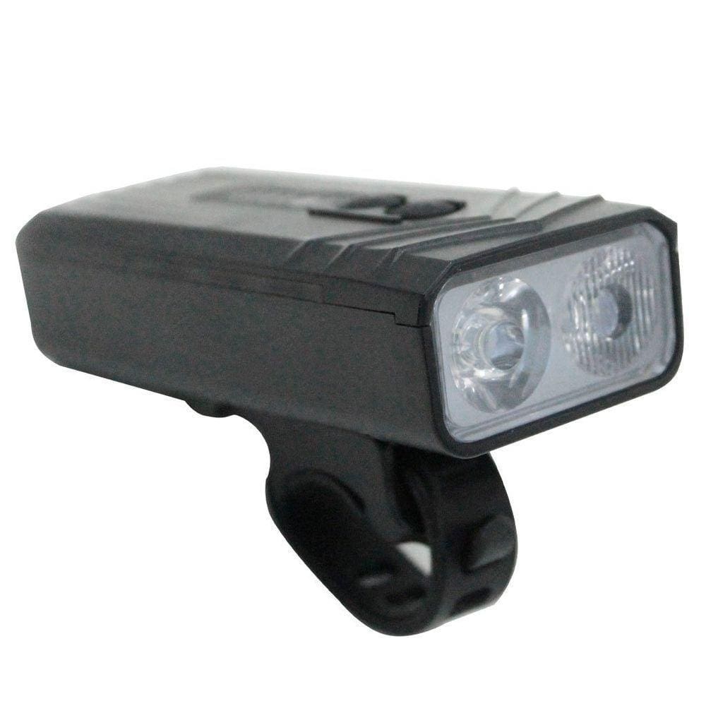 Farol Lanterna Led Recarregável 2 Leds Para Bicicleta