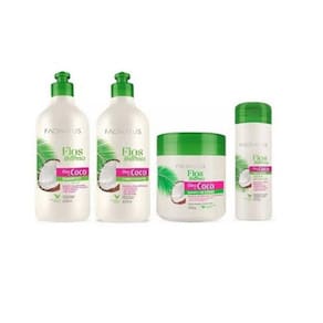 Kit Óleo De Coco Facinatus Cosméticos Hidratação Capilar