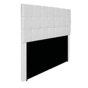 Cabeceira Estofada Manchester 140 Cm Casal Corano - Adj Decor Cor Branco
