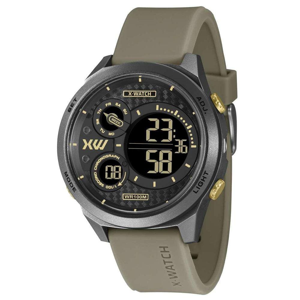 Relógio Masculino X-Watch Digital Verde XMPPD660 PXEX