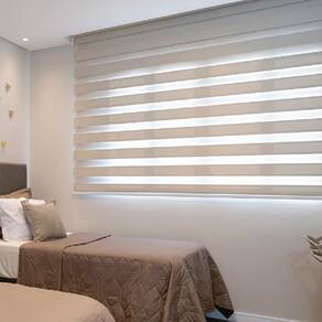 Persiana Double Vision Bege - 2,30m x 1,30m