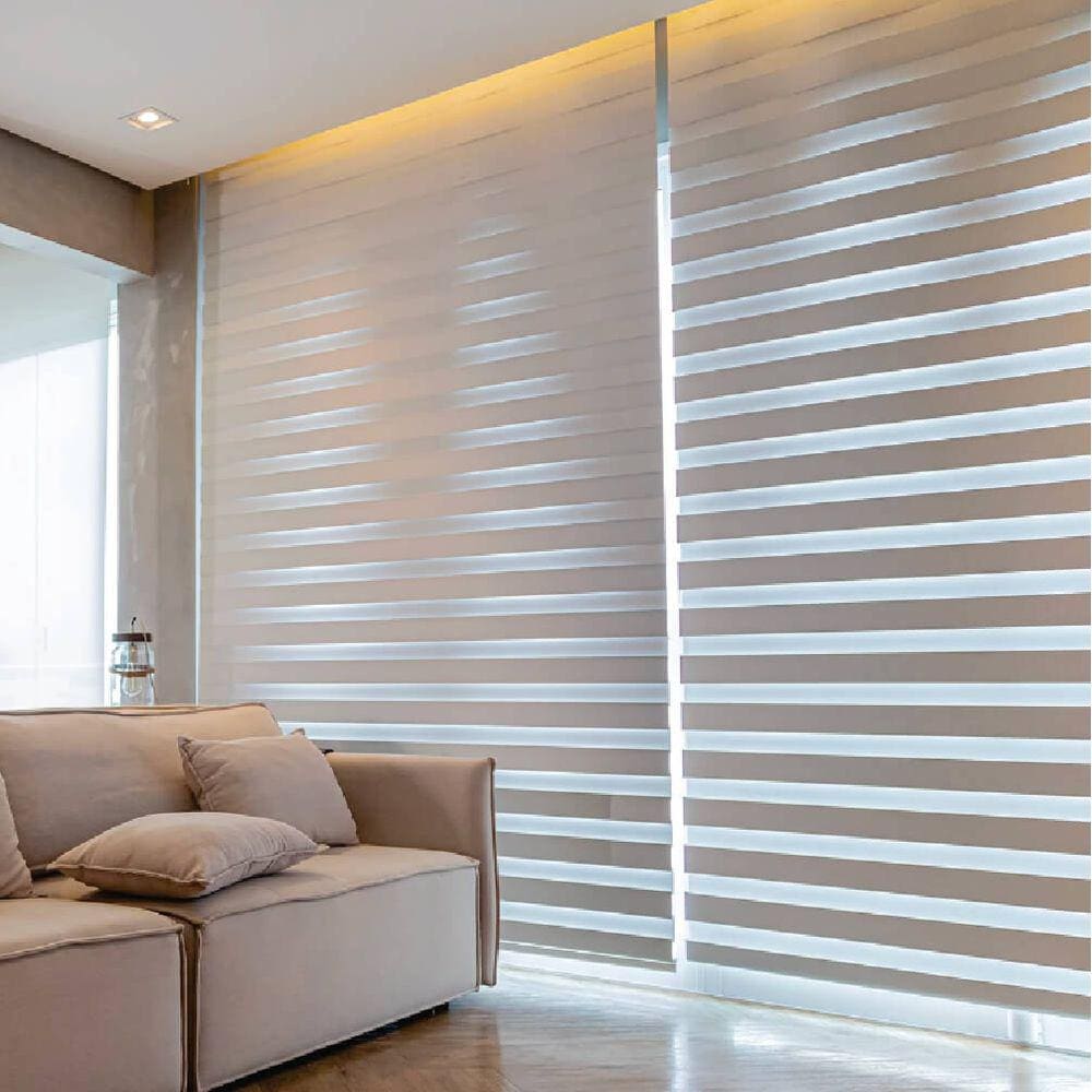 Persiana Double Vision Cinza - 2,00m x 1,40m