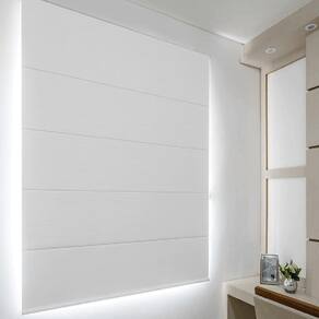 Persiana Romana Blackout Branca - 1,30m x 2,90m