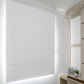 Persiana Romana Blackout Branca - 1,90m x 2,30m