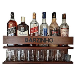 Barzinho Para Sala Barzinho De Parede - Barzinho - Imbuia