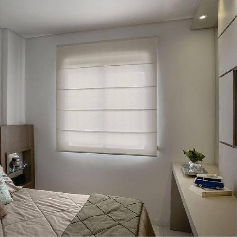 Persiana Romana Translucida Bege - 2,00m x 2,60m