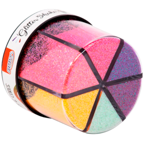 Glitter Fino Shaker Fashion BRW 6 cores tons pastel 60g