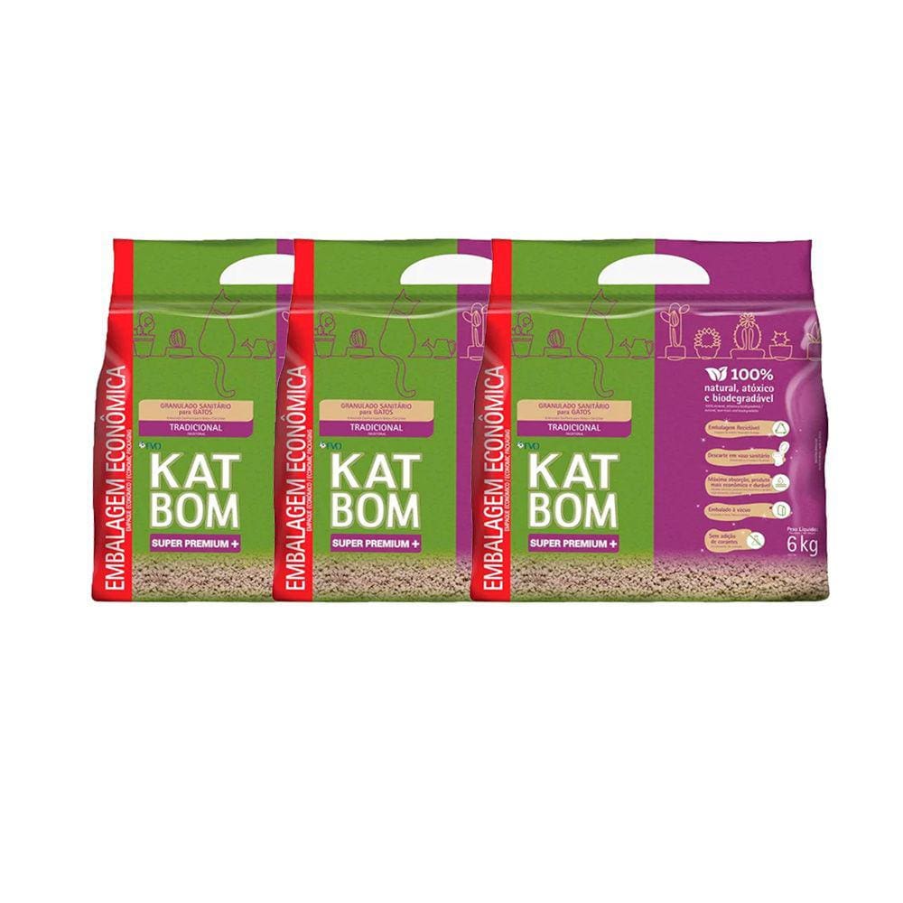 Kit Com 3 Katbom Natural 6Kg