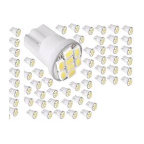 80 Leds Lâmpada T10 8 Leds Smd Pingo Luz W5W 1026 Automotiva