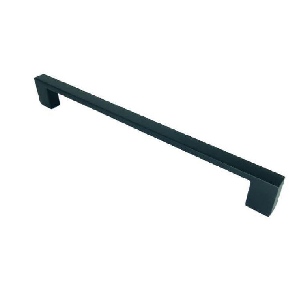 Porta Toalha De Parede Guriri 60Cm Preto Inox