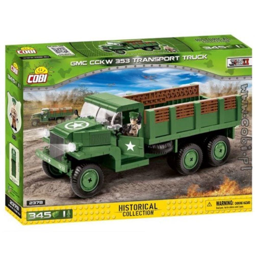 Cobi 2378 - Caminhao De Transporte Americano Gmc Blocos Para Montar Com 345 Pc